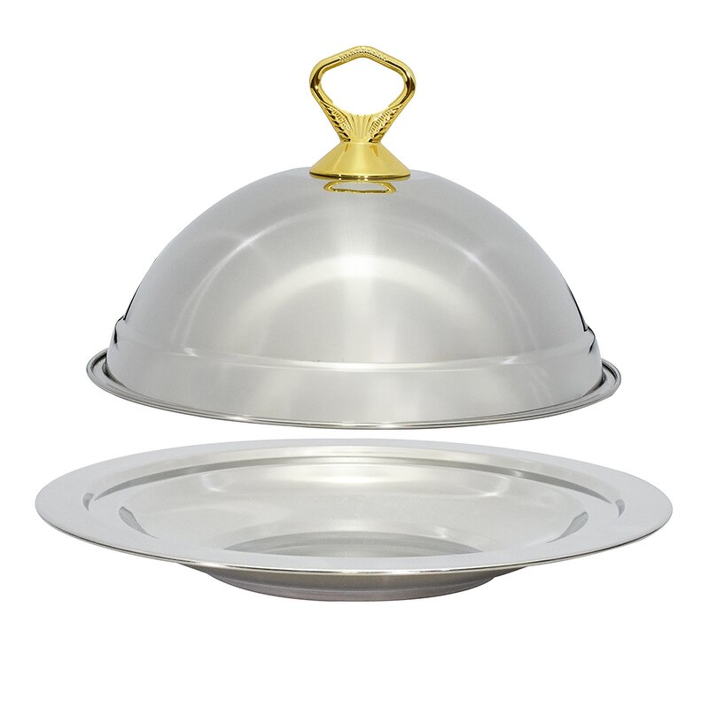 Stainless Steel Tray Factory - OEM Wholesale Luxury with Dome Cover