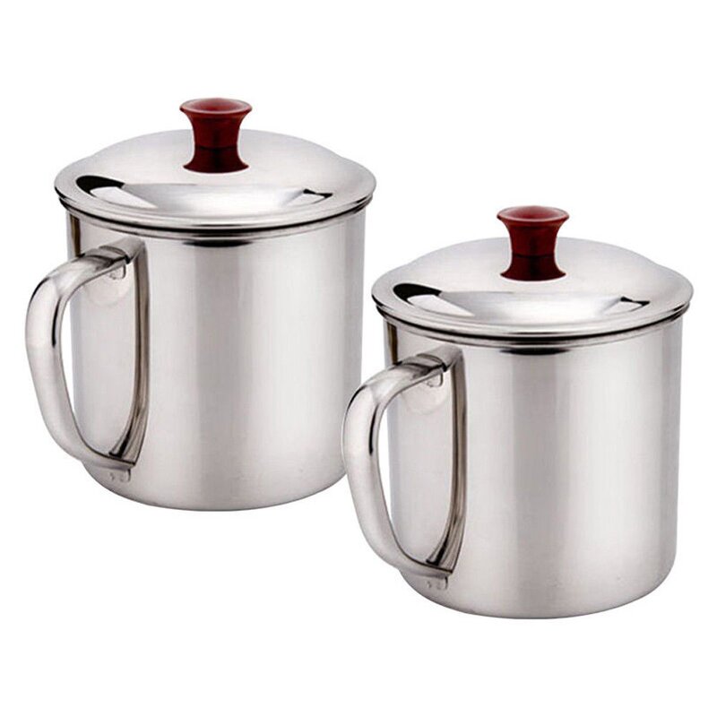 Metal Cup Manufacturer - OEM Cheap Price 9-12Cm Stainless Steel Water Tea with Lid