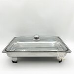 Chafing Dish Manufacturer - OEM Wholesale Big Size 4L Stainless Steel Buffet Equipment