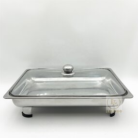 Chafing Dish Manufacturer - OEM Wholesale Big Size 4L Stainless Steel Buffet Equipment