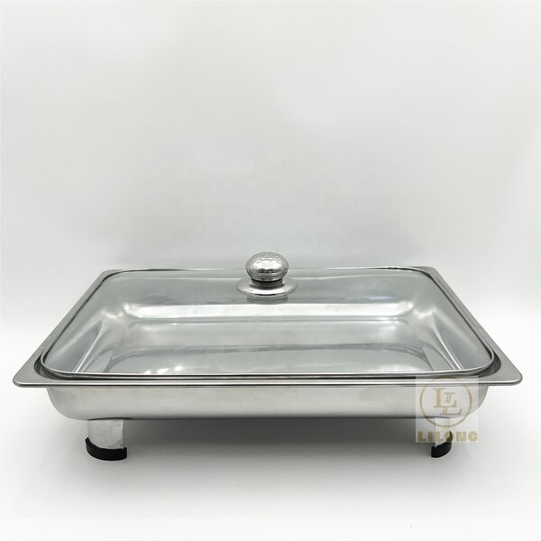 Chafing Dish Manufacturer - OEM Wholesale Big Size 4L Stainless Steel Buffet Equipment