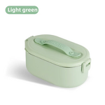 Electric Lunch Box Manufacturer - OEM Portable Heated Stainless Steel 2 Compartments Food Grade