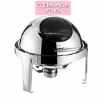 Buffet Food Warmer Manufacturer - OEM High Quality Stainless Steel Round Roll Top