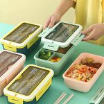 School Bento Box Factory - OEM High Quality Portable with Tableware for Children