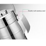 Vacuum Lunch Box Manufacturer - OEM High Quality Double Layer 1.8-2.0L Food Container