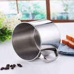 Metal Cup Manufacturer - OEM Cheap Price 9-12Cm Stainless Steel Water Tea with Lid