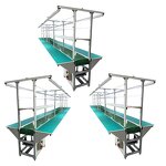 Worktable Conveyor Line Factory - OEM/ODM Custom Adjustable Speed Stainless Steel for Workshop