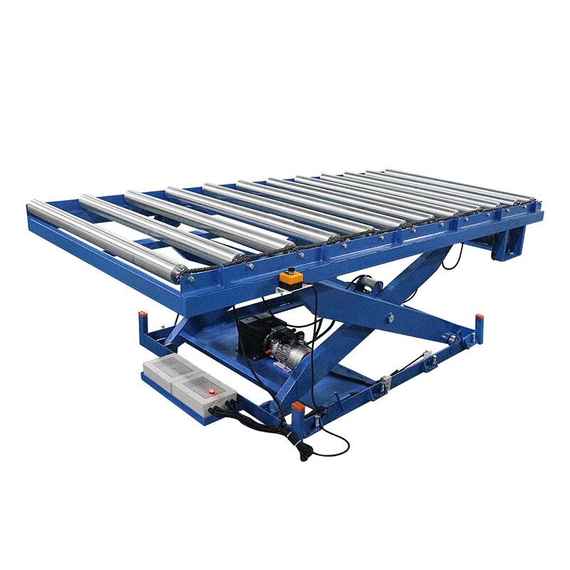 Electric Hydraulic Lift Table Factory - OEM/ODM Custom 3T With Rollers Industrial for Woodworking