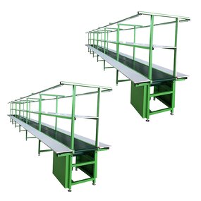 Conveyer Belt Workbench Factory - OEM/ODM Custom High Quality Anti Static Adjustable Speed