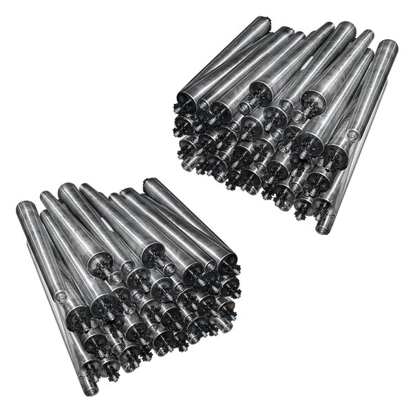 Conveyor Rollers Factory - OEM/ODM Custom New Material Handling Parts Steel Stainless Carbon