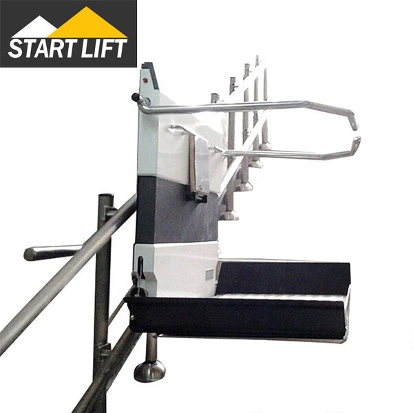 Inclined Platform Stair Lift Factory - OEM START Curved Staircase Wheelchair Lift Elevator