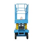 Manual Scissor Lift Factory - OEM 10m Lifting Height Movable Push Around Mobile