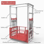Hydraulic Pallet Lift Table Factory - OEM 3 Meter Freight Elevator Warehouse Cargo Lift