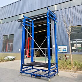 Tractor Cargo Lift Manufacturer - OEM 2-4m 500kg Electric Lifting Ladder Scaffolding
