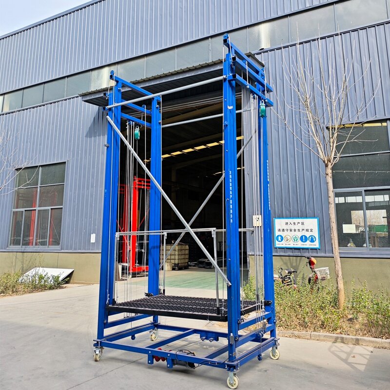 Tractor Cargo Lift Manufacturer - OEM 2-4m 500kg Electric Lifting Ladder Scaffolding