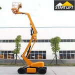 Telescopic Boom Lift Factory - OEM 18m 2 Level Man Basket Truck Self Propelled Towable