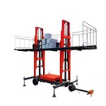 Hydraulic Cargo Lift Manufacturer - OEM Construction Decoration Ladder Steel Frame Goods Lift