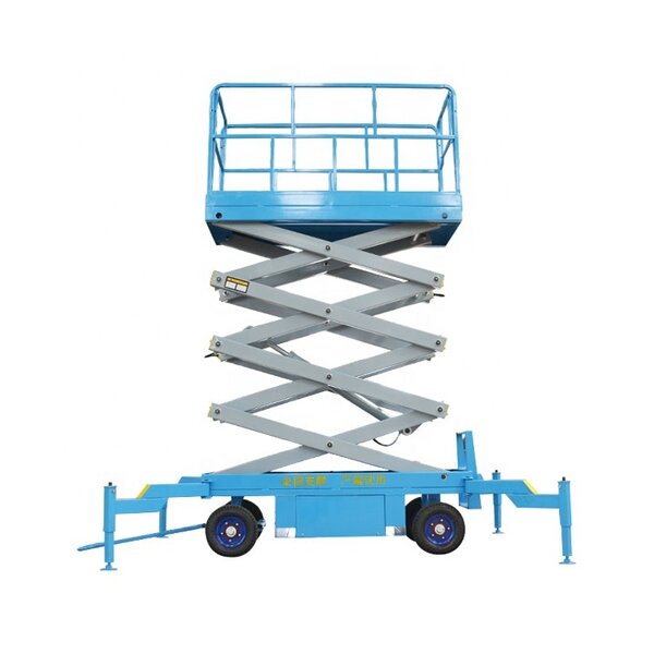 Manual Scissor Lift Manufacturer - OEM 12m Lifting Height Movable Push Around Mobile
