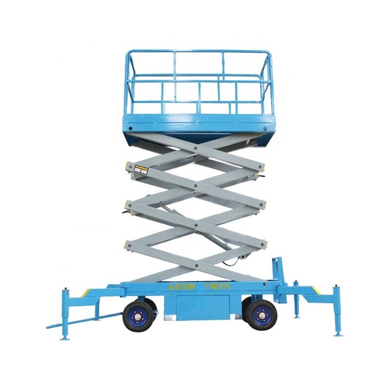 Manual Scissor Lift Manufacturer - OEM 12m Lifting Height Movable Push Around Mobile