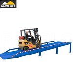 Steel Dock Ramp Factory - OEM 8 Ton Truck Leveler Warehouse Loading Stationary Hydraulic