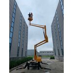 Telescopic Boom Lift Factory - OEM 18m 2 Level Man Basket Truck Self Propelled Towable