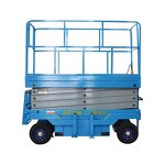 Manual Scissor Lift Factory - OEM 10m Lifting Height Movable Push Around Mobile