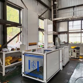 Hydraulic Handicap Lift Factory - OEM 3-3.5m Vertical Wheelchair Platform for Handicapped
