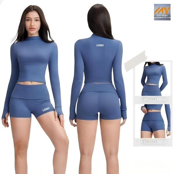 Athletic Wear Set Manufacturer - OEM 2026 Custom Newest Quick Dry Yoga Tracksuit Set