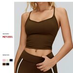 Fitness Tank Top Manufacturer - OEM Wholesale Nude Feeling Cross Back High Support