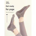 Pilates Socks Manufacturer - OEM Custom Made Non-Slip 5 Toe Crew Socks Free Size