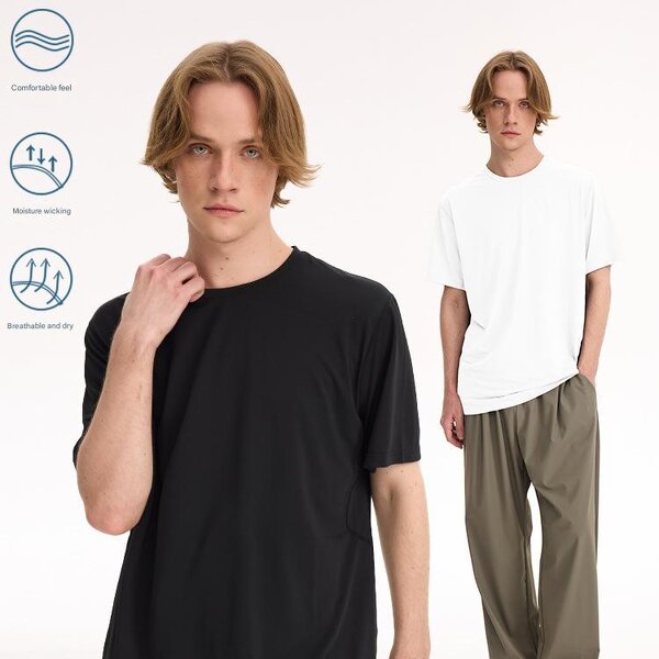 Quick Dry Active T-Shirt Factory - OEM Custom Men's Breathable for Outdoor Running Cycling