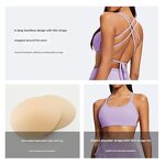 Crisscross Sports Bra Factory - OEM MAYOUNG New Arrival Strappy Workout Yoga