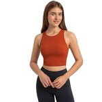 Sexy Sleeveless Crop Top Manufacturer - OEM Women Workout Athletic Summer Shirt Teen Girls