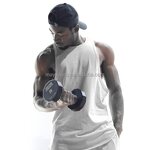 Fitness Vest Factory - OEM Men's Cross-Shaped Training Loose-Fitting Sleeveless T-Shirt