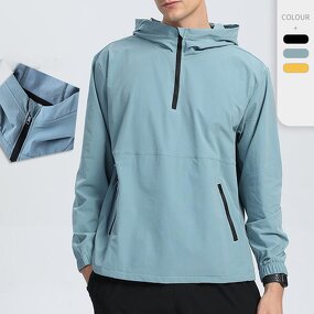 Unisex Hoodie Manufacturer - OEM Sporty Outdoor Soft Shell Waterproof Workout Jacket