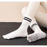 Yoga Grip Socks Manufacturer - OEM High Quality Ladies Non Slip Knitted Silicone Fitness