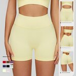 V-shaped Gym Shorts Manufacturer - OEM Seamless Custom High Waist Yoga Fitness Shorts