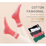 Yoga Grip Socks Manufacturer - OEM High Quality Ladies Non Slip Knitted Silicone Fitness