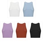Sexy Sleeveless Crop Top Manufacturer - OEM Women Workout Athletic Summer Shirt Teen Girls