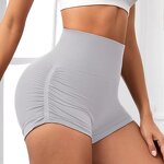 Women's Running Shorts Factory - OEM 2025 European American Cross-border High Waist Quick-Drying