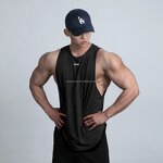 Men's Running Vest Manufacturer - OEM Wholesale Quick-Drying Gym Tank Top Elastic Training