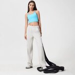 Lulu Sports Pants Factory - OEM New Loose Draping Slimming Straight Wide Leg