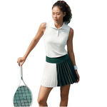Tennis Pleated Skirt Factory - OEM Women's Summer Fashion Sleeveless Sports Golf Running