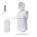 Men's Gym Hoodie Manufacturer - OEM Summer Quick Dry Polyester Tank Top Casual Crew Neck