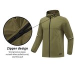 Waterproof Hooded Jacket Manufacturer - OEM Men's Sporty Custom Full Zipper Athletic Gym