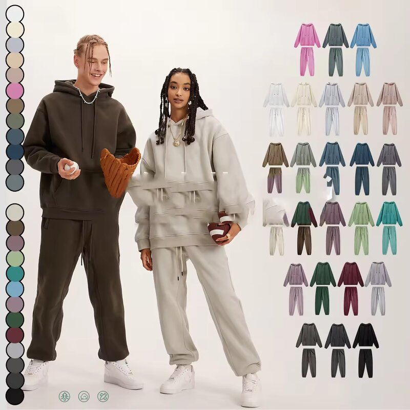 Men's Hoodie Manufacturer - OEM Heavyweight Winter Pullover Athletic Side Pocket Pants