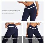 Eco-Friendly Fitness Pants Factory - OEM Women's High Waist Peach Hip Yoga Leggings