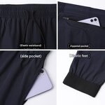 Nylon Fitness Pants Manufacturer - OEM Men's Quick-Dry Summer Active Jogging with Pocket