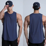 Men's Running Vest Manufacturer - OEM Wholesale Quick-Drying Gym Tank Top Elastic Training