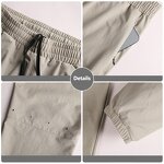 Quick Dry Joggers Factory - OEM Men's Waterproof Sportswear for Autumn Gym Zipper Pockets